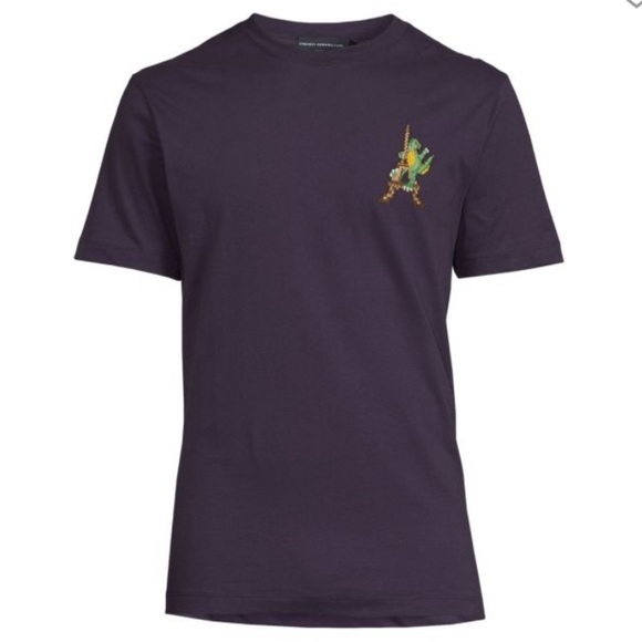 French Connection Pixel Dino Tee Size L - Picture 2 of 9